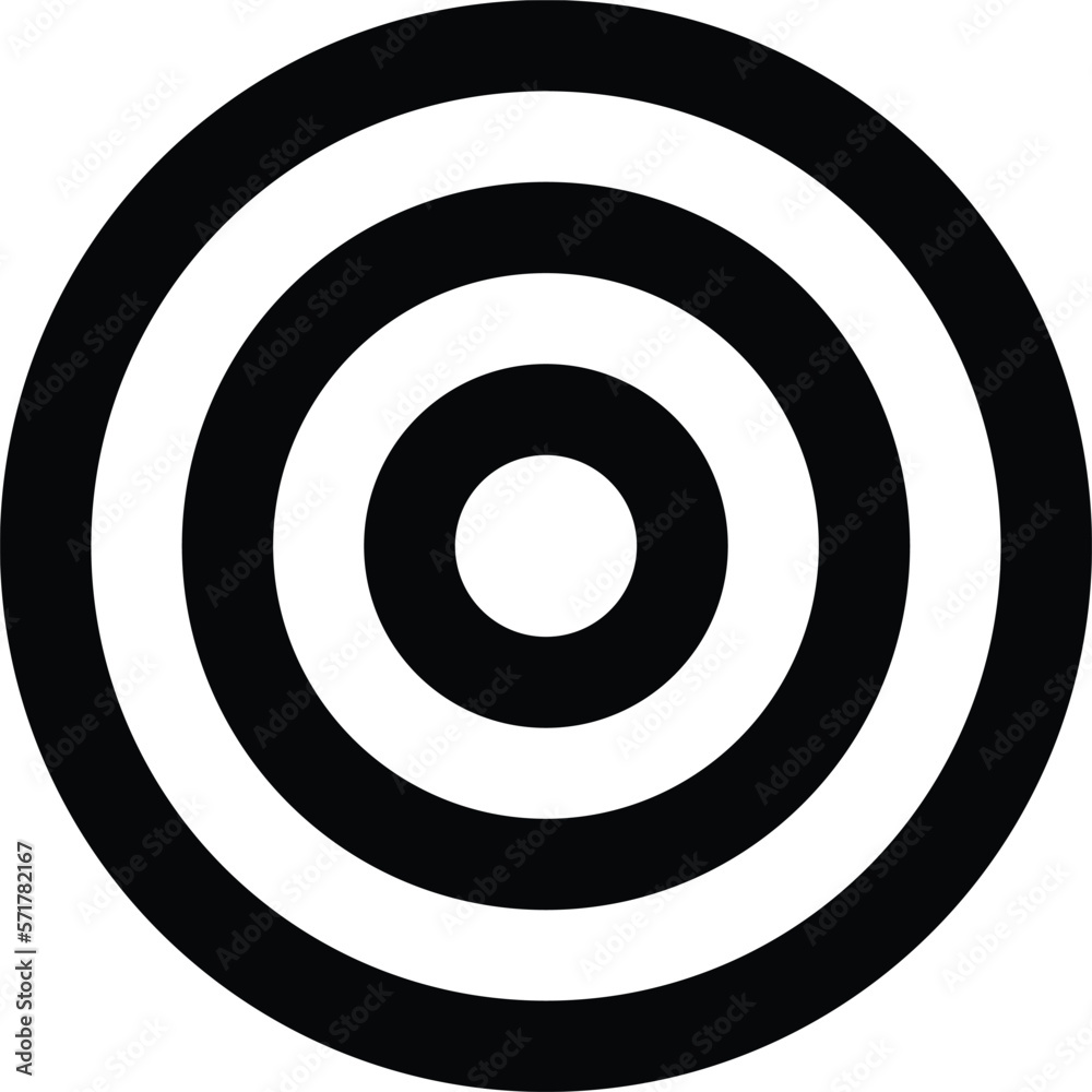 Simple goal icon , target business sign. Vector Illustration
