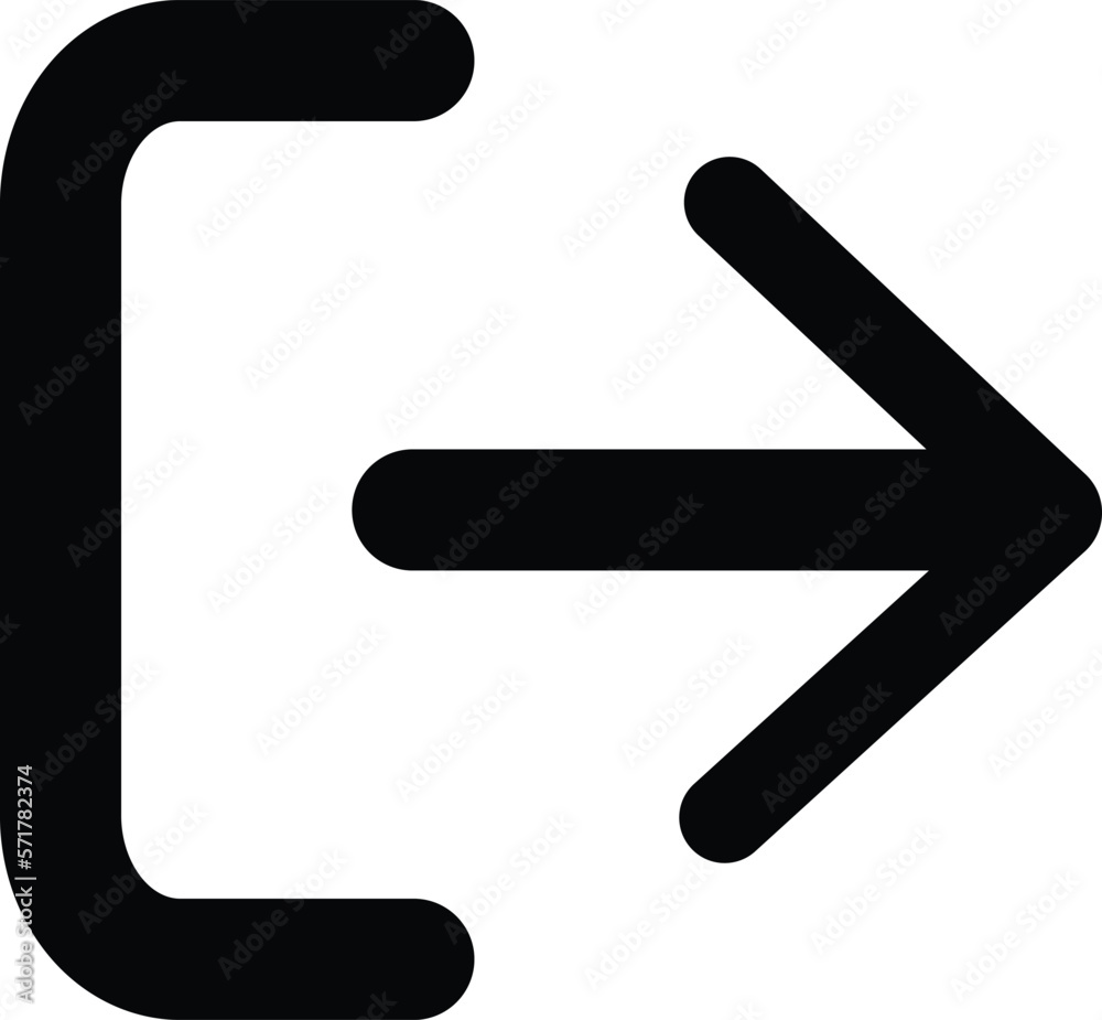 Logout icon. Exit icon vector in trendy style. Vector illustration.
Logout icon. Exit icon vector in trendy style. Vector illustration.