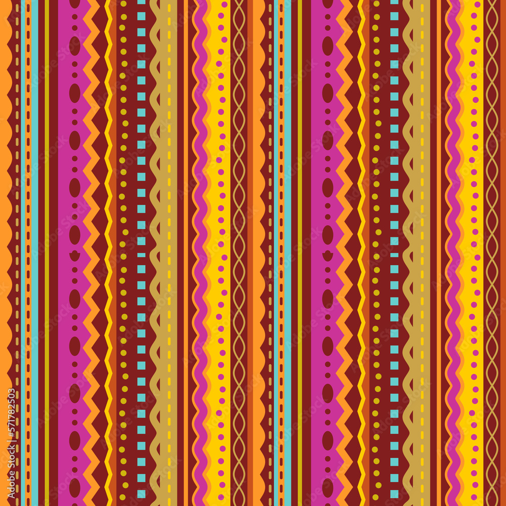 Ribbons, stripes, laces, braids, stitches - seamless pattern background (you see 4 tiles). Ribbons, stripes, laces, braids, stitches - seamless pattern background (you see 4 tiles).