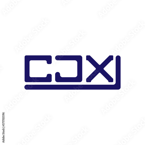 CJX letter logo creative design with vector graphic, CJX simple and modern logo.