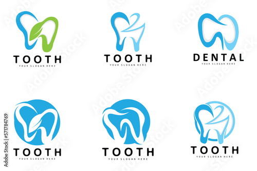 Tooth logo, Dental Health Vector, Care Brand Illustration
