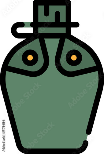 canteen flat icon