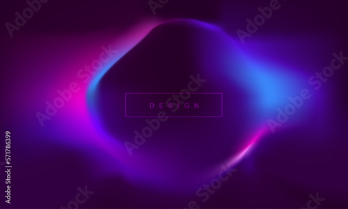 Trendy gradient background, colourful abstract liquid shape design template. wallpaper for poster, brochure, advertising, placard, Invitation card, music festival, night club. vector design.