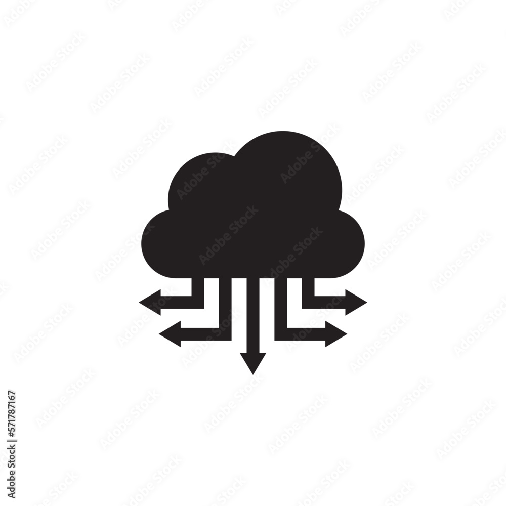 cloud data icon , database icon vector cloud data icon , database icon vector
