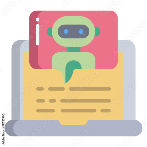 Chat bot icon