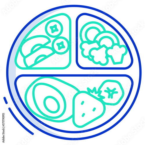 kids plate icon
