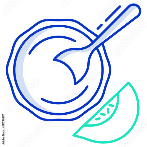 peach baby puree icon