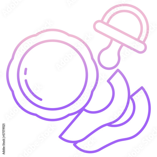 pear baby puree icon
