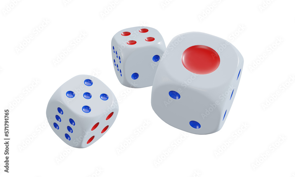 isolated dice for casino or gambling concept isolated dice for casino or gambling concept