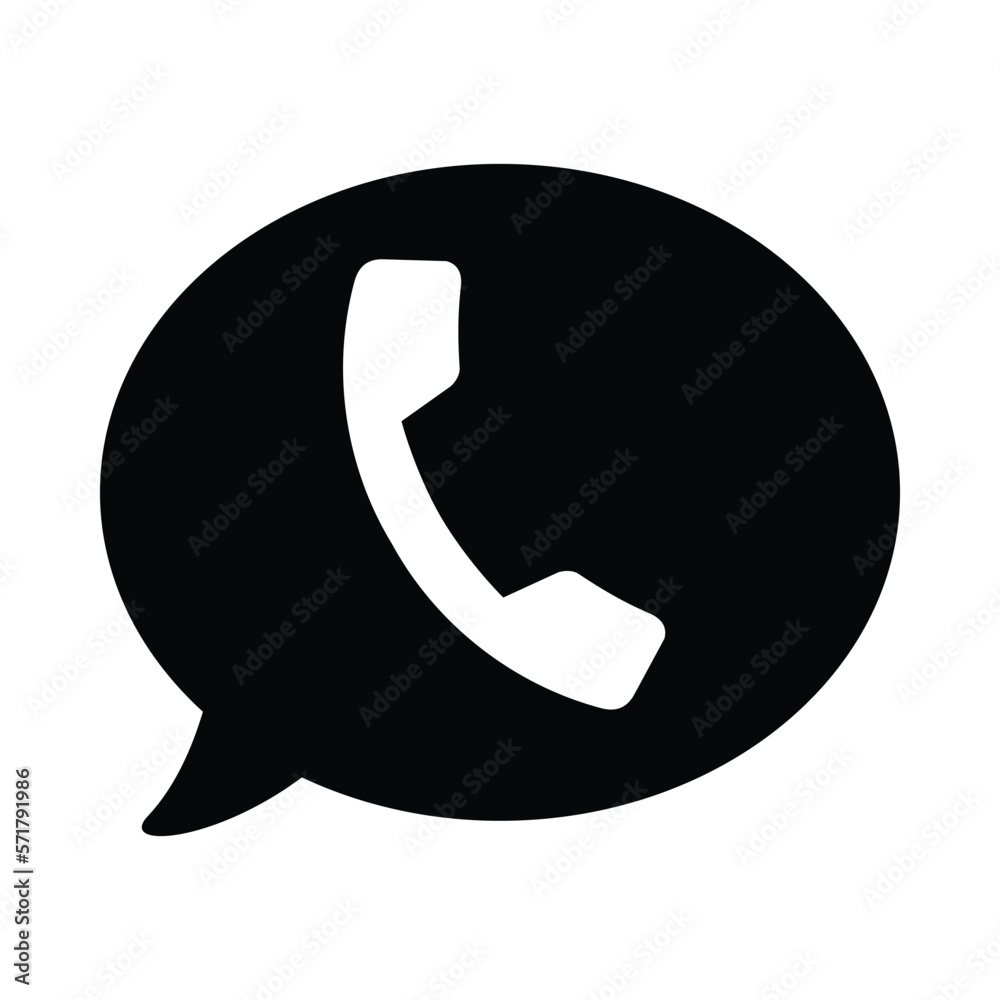 Phone conversation icon vector graphic illustration Phone conversation icon vector graphic illustration