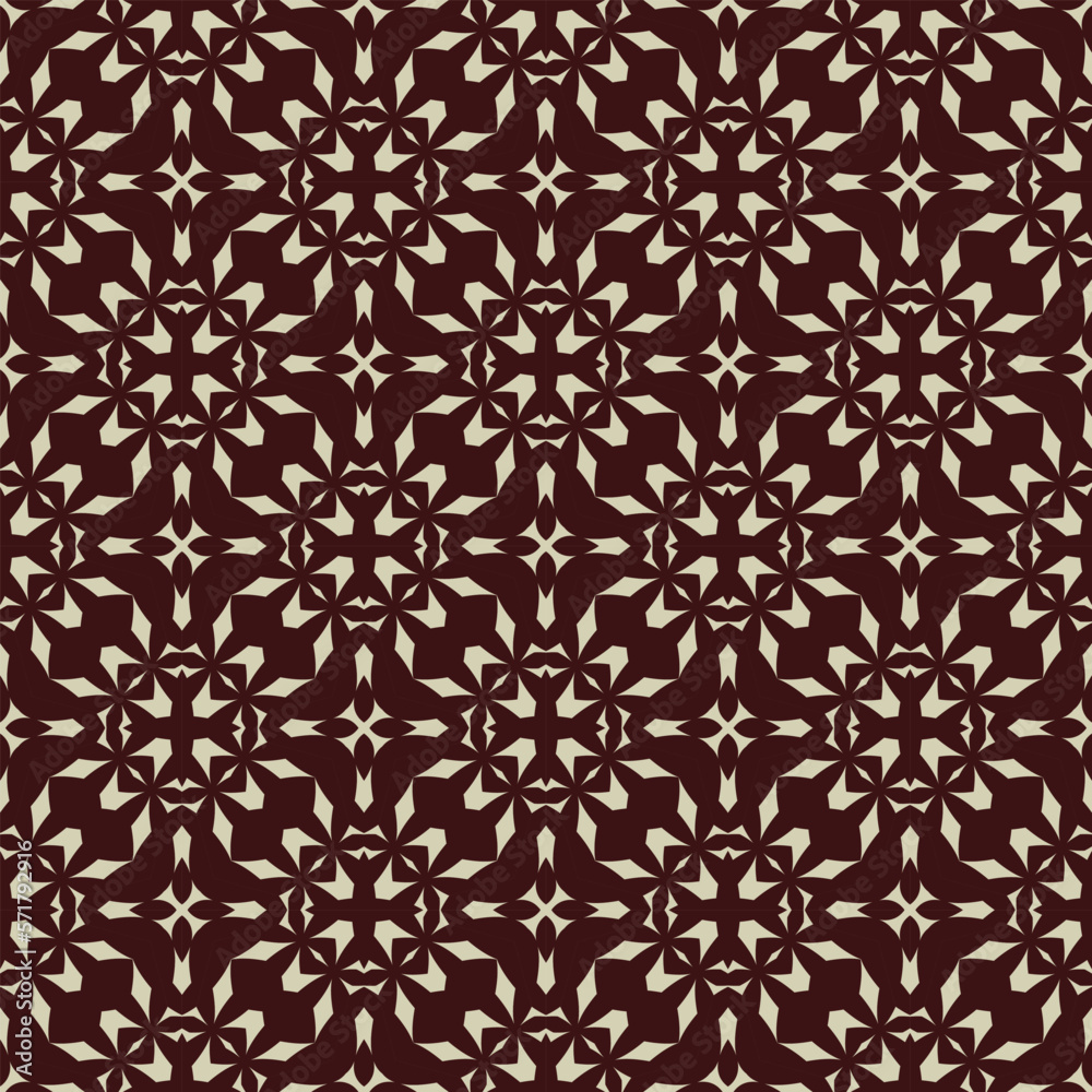 Fototapeta premium Abstract tileable geometric pattern. A seamless background, vintage texture.