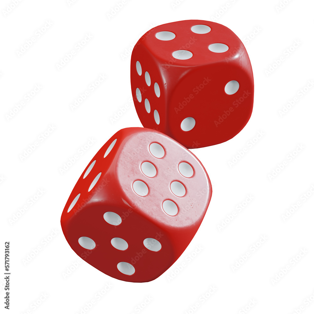 isolated dice for casino or gambling concept isolated dice for casino or gambling concept