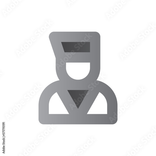 owner two tone gradient icon
