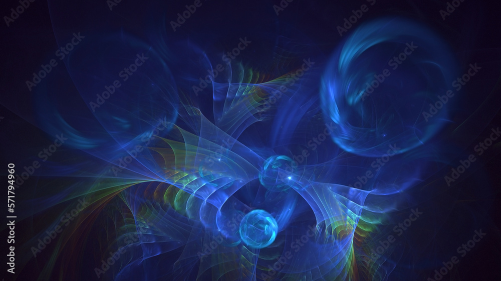 3D rendering abstract multicolor technology fractal light background 3D rendering abstract multicolor technology fractal light background