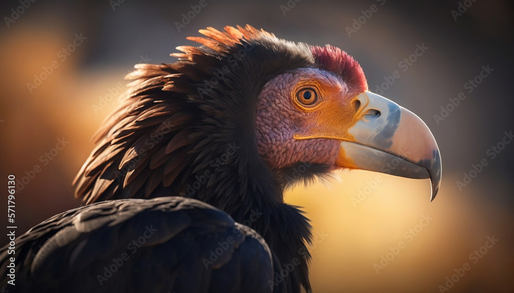 California Condor Bird, generative ai California Condor Bird, generative ai