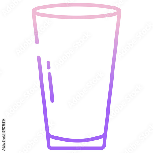 Bar glass icon