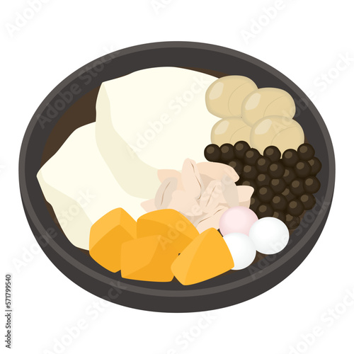 豆花のイラスト