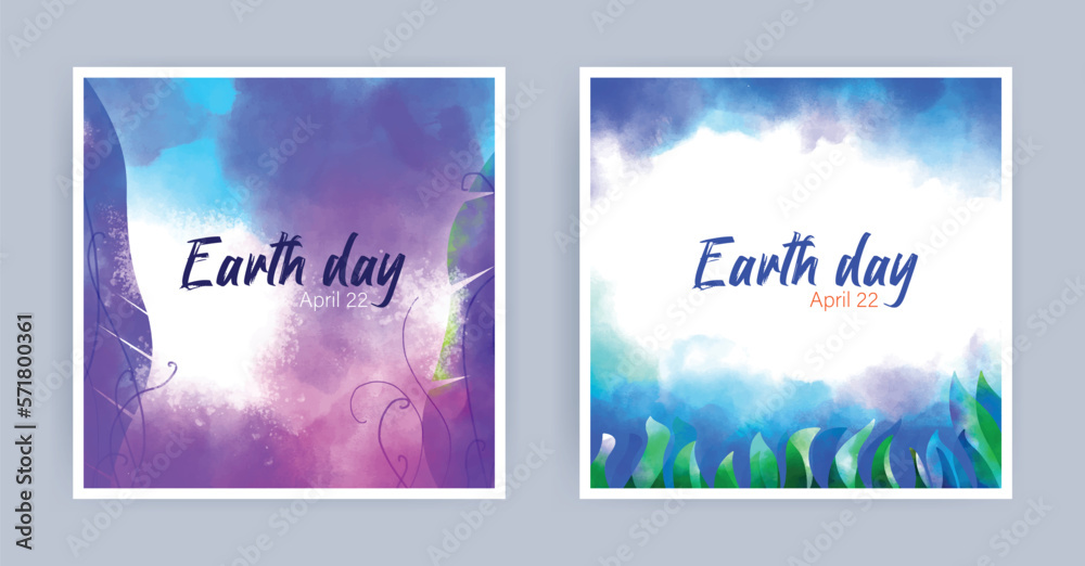 Happy Earth Day Banner Illustration of a happy earth day banner, for environment safety celebration