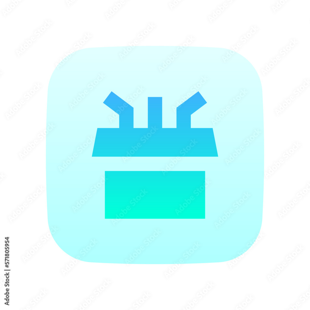 packaging flat gradient icon packaging flat gradient icon