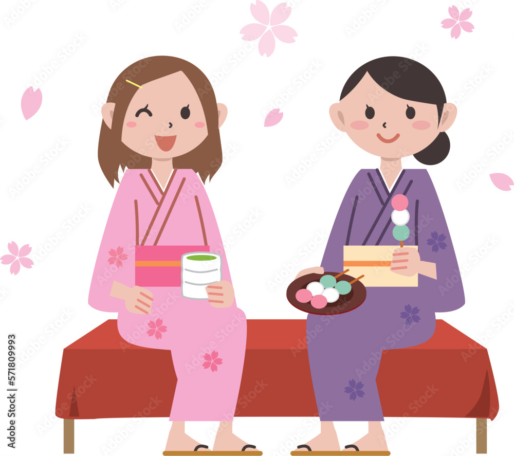 春 花見 女性 着物 春 花見 女性 着物