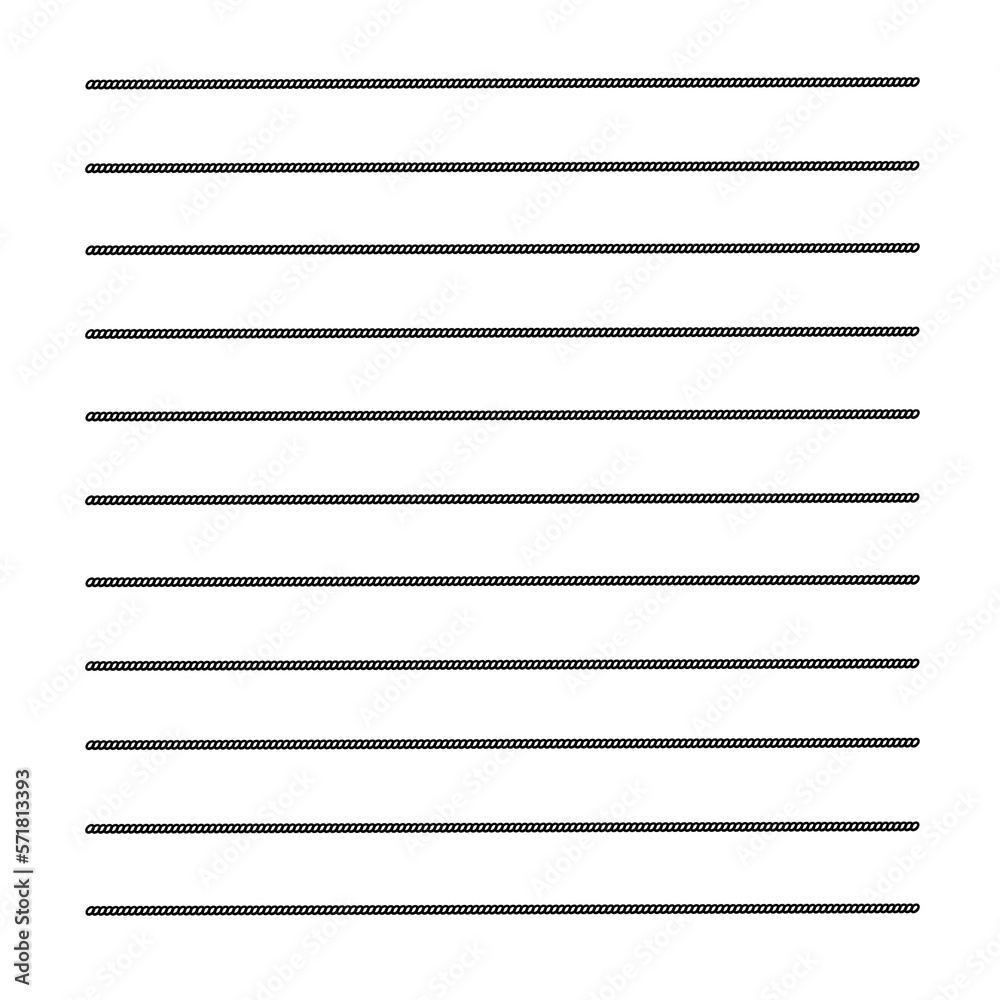Obraz premium Black writing lines. 
