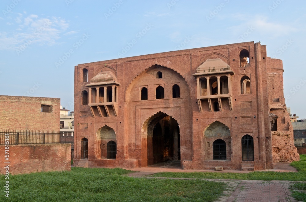 exterior of Old Mughal Sarai, Haryana