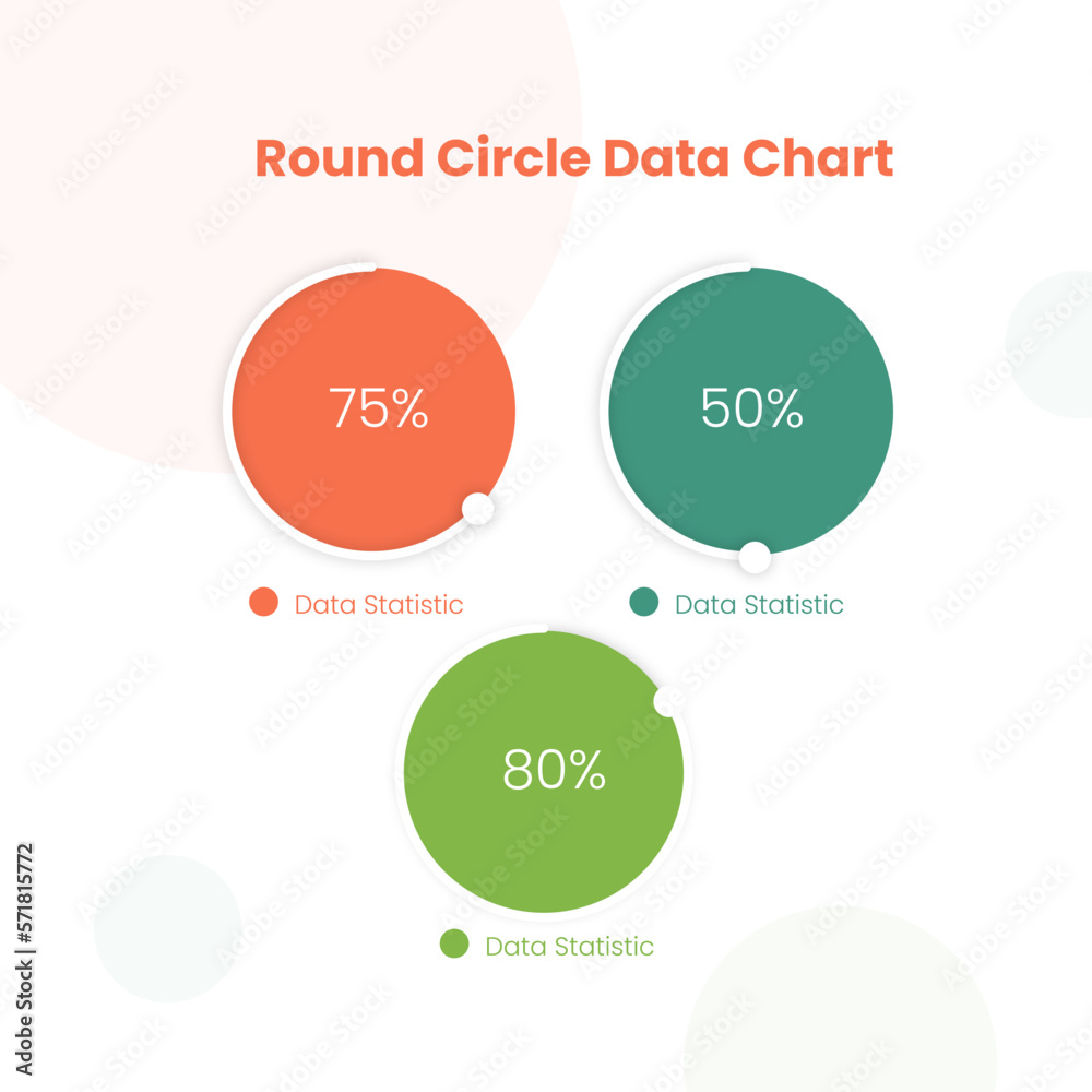 Infographic Round Circle Data Chart
