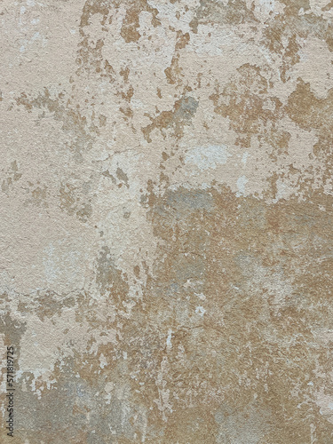 grey wall as a vintage background peeled paint