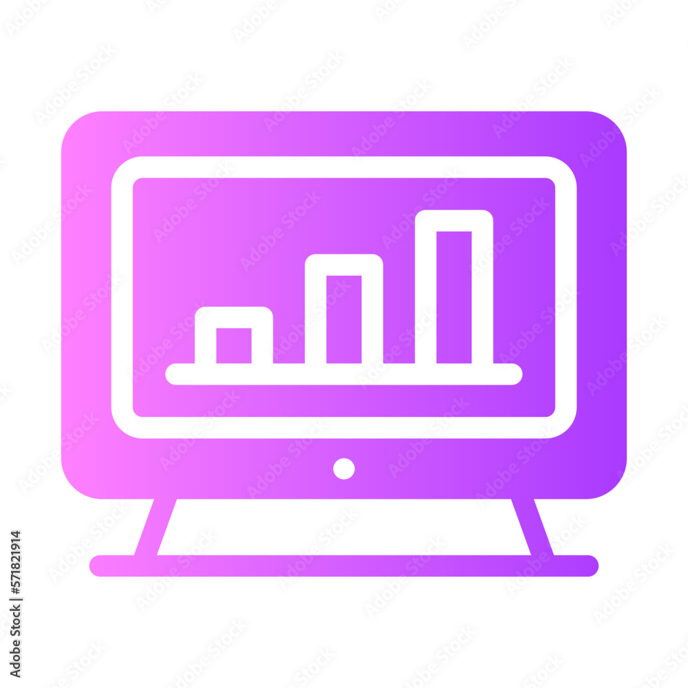 analytics gradient icon analytics gradient icon