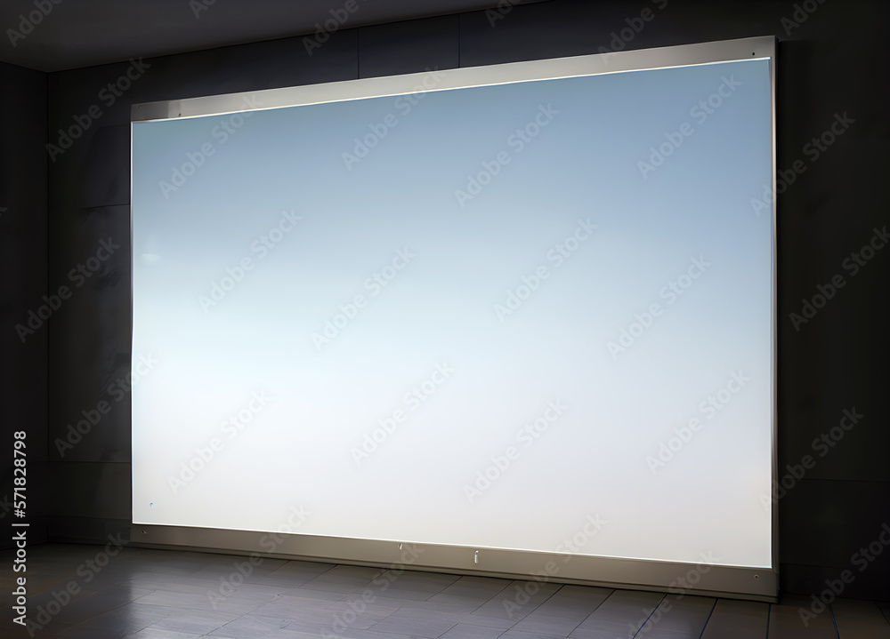 Digital Poster Billboard Plakatwand Mock-Up Digital Poster Billboard Plakatwand Mock-Up