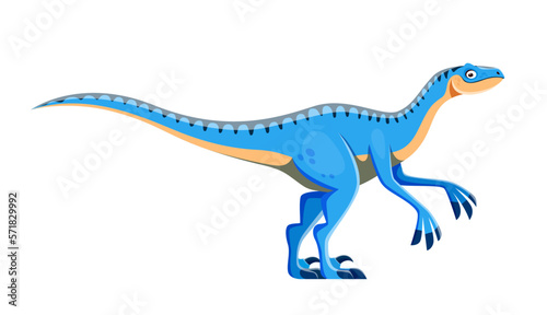 Cartoon Eoraptor dinosaur isolated cute character © Vector Tradition