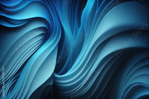 Abstract blue background AI generated © RikiTikiBelka