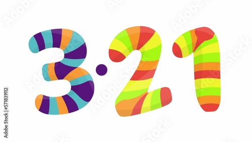World Down Syndrome Day. March 21