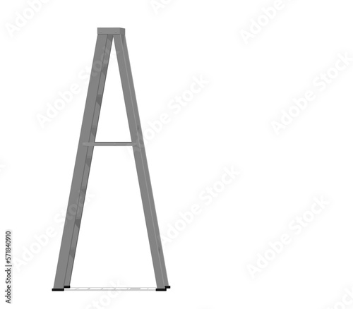 isolate ladder on white background
