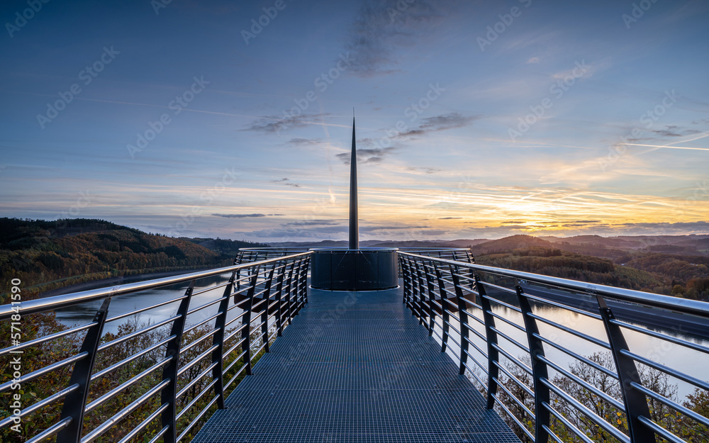Bigge lake, Attendorn, Sauerland, Germany Bigge lake, Attendorn, Sauerland, Germany