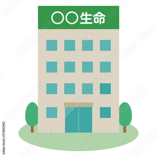 生命保険会社のイラスト