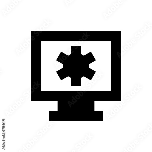 nanotechnology glyph icon