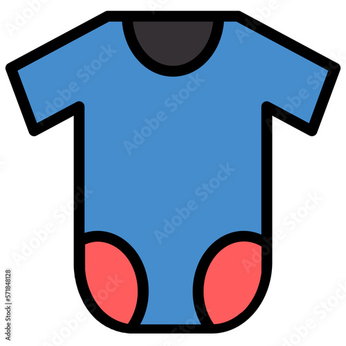 bodysuit filled line icon
