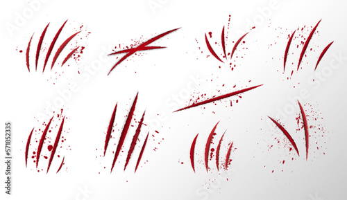 Blood Scratches Set