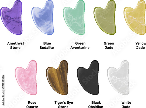Gua Sha Tools Composition