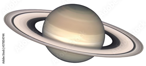 Saturn on transparent background. Elements of this image furnished by NASA. photo