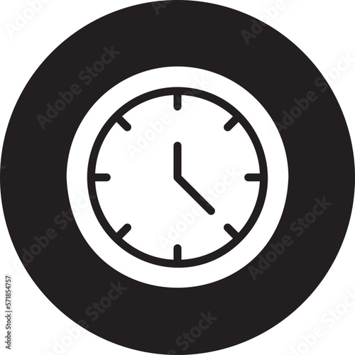 clock glyph icon