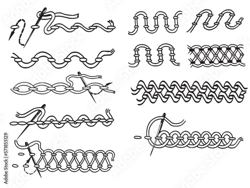  set of stitching methods