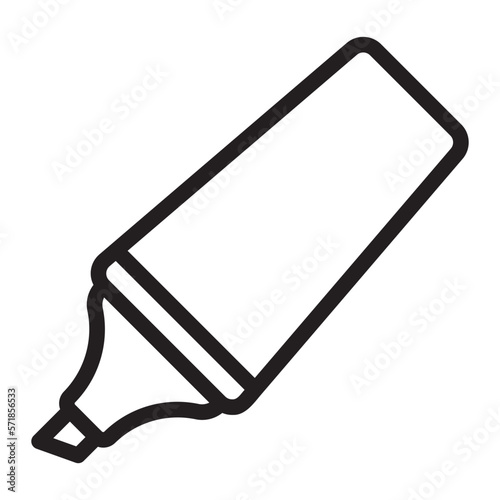 highlighter line icon