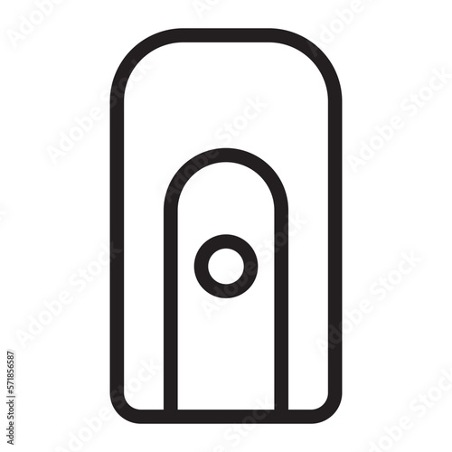 sharpener line icon