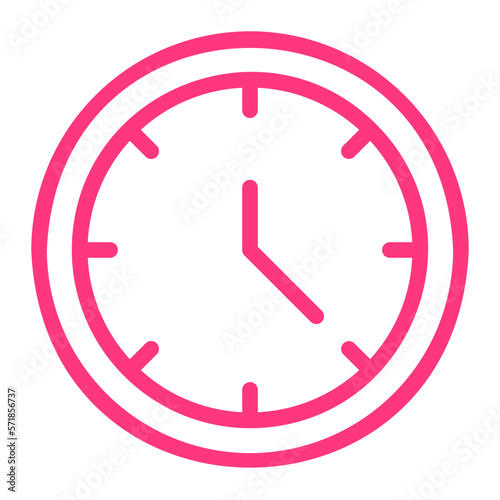 clock gradient icon