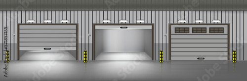 Interior Of Modern Underground Garage