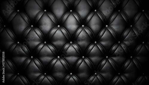 Black leather upholstery pattern