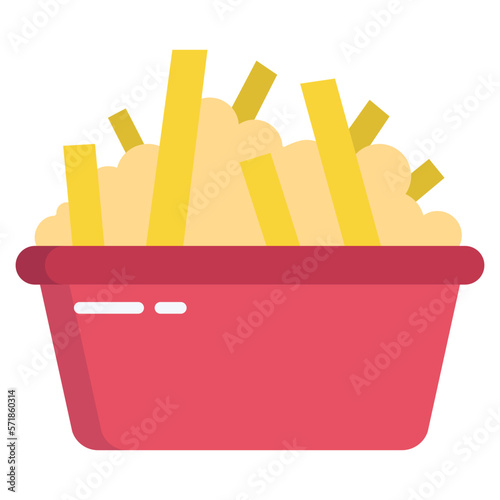 Poutine food icon