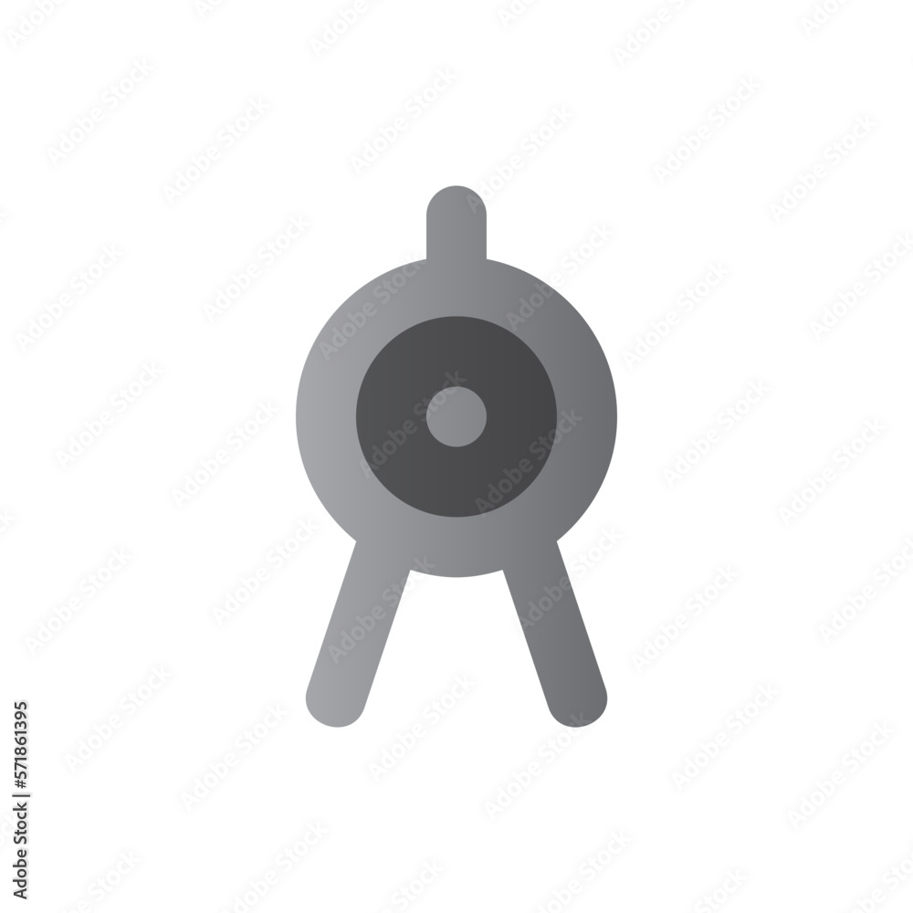 target two tone gradient icon